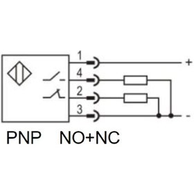 Resim Lanbao Ptft-bc100dpr-e2 ,kübik/1mt Pnp-no/nc M12-4p Cisim Fotosel 