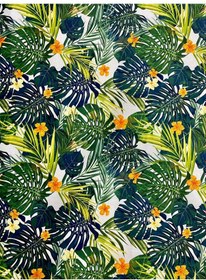 Resim Enesar Home Palmiye Desen Dijital Baski Döşemelik Kumaş 100 x 140 cm 