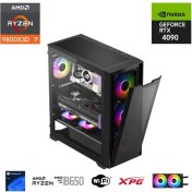 Resim Eternal Power Ryzen 7 9800X3D 64GB Ddr5 1tb M.2 Rtx 4090 B650 Wıfı 850W 240M 