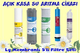 Resim Sulook Su Arıtma Filtresi Seti 5'li Mebran Filtre Seti 