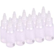 Resim Neevoyu 10'lu Paket 35ml Pp Materyal Asit Dayanıklı Uçlu Depo Şişesi, Ölçü Çizgili, Boya Ve Kimyasal Saklama, Çelik Top İle Homojenleştirme 