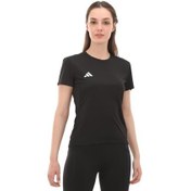 Resim adidas Adızero E Tee Kadın T-Shirt Siyah 