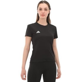 Resim adidas Adızero E Tee Kadın T-Shirt Siyah 