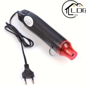 Resim WONGIRL Isı Tabancası | AB Fişi | Küçük ve Güçlü Daraltma Sarma, DIY El Sanatları için | Siyah Kırmızı Nozullu | Kaymaz Tutuş | Endüstriyel Kullanım İçin İdeal, El Sanatları için Isı Tabancası 