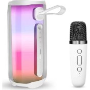 Resim Newface Pluse 5 Mikrofonlu Rgb Kablosuz Hoparlör - Beyaz Svlrs 