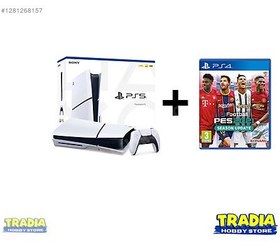 Resim SONY PS5 SLIM CD 1TB + PES 2021 -GARANTİLİ -METROGARDEN AVM 