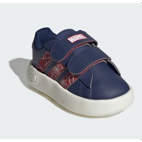 Resim Adidas Bebek Mavi Yürüyüş Ayakkabısı Grand Court Spıder-man Cf I Js2342 Siyah 