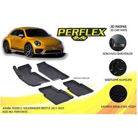 Resim Perflex Pxm-vw35 Paspas 3d Havuzlu X-mat Beetle 2011-2018 