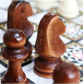Resim megame lazer kazımalı kişiye özel Tavla Satranç Ve Dama Seti Ahş ap Tavla Büyük, Ahşap Pullu Tavla 
