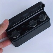 Resim Fochsia Siyah Plastik Para Saklama Kutusu Otomobil Kamyon Bozukluk Para Depolama 