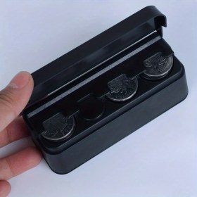 Resim Fochsia Siyah Plastik Para Saklama Kutusu Otomobil Kamyon Bozukluk Para Depolama 