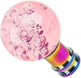 Resim VICASKY 1 Bilgisayar Küresel Dişli Kafası Topuzu Kafa Kolu Manivela Topuzu Araba Vites Kolu Kolu Vites Kolları Otomatik Alüminyum Alaşımlı Vites Kolu Kaldıraç Paslanmaz Çelik Ek 