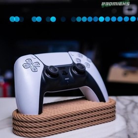 Resim PlayStation 5 Joystick Standı PS5 Kol Tutucu Ahşap Görünümlü Plastik 