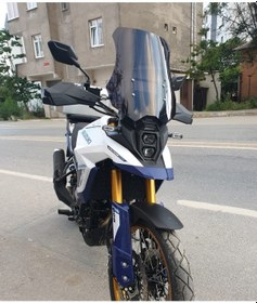 Resim Motocam Suzuki V-strom 800 De Ön Cam 2023-2026 Model 50cm Siyah Renkli 4mm 
