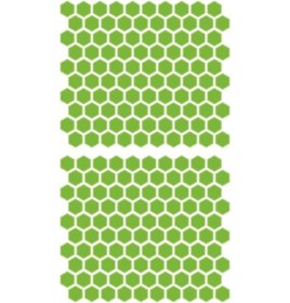 Resim 200 Parça Yeşil Petek Depo Yan Pad Universal Redline Grafik 