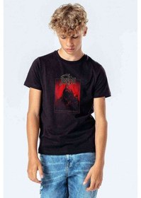 Resim Death The Sound Of Perseverance Baskılı Unisex Çocuk Siyah T-Sh 