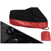 Resim Mufunye Sones 190t Uv Dayanıklı Toz Önleme Motosiklet Yağmur Kapakları Motosiklet Brandası Kırmızı - Siyah Is18760-cxc241114 