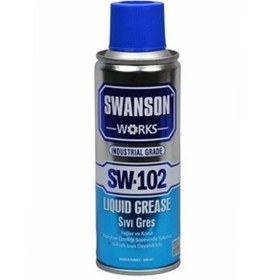 Resim SWANSON WORKS Sıvı Gres Yağı Rulman Dişli Yağlama Zincir Yağlayıcı Sprey 400 ml 