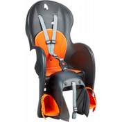 Resim Polisport Wallaro Cfs Bisiklet Arka Çocuk Taşıyıcı Gri Turuncu (Bagaj Üstü) 