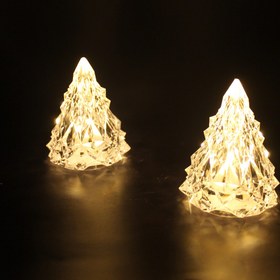 Resim Lusora Design Dekoratif Pilli Çam Ağacı 2 Adet 