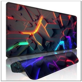Resim Sge Teknoloji 65x25 Cm 3d Boyut Tasarımı Kaydırmaz Taban Speed Yüzey Oyuncu Mouse Pad Gaming 