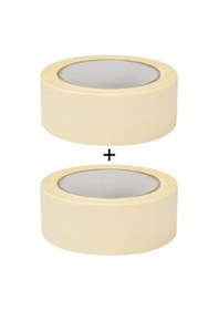 Resim Maskeleme Bandı 36mm 40mt Kağıt Bant Bandı Boya Bandı 2 Adet 