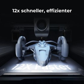 Resim Creality Resmi K1 3D Yazıcı, 2024 Red Dot Ödülleri, 600 Mm/s, Geliştirilmiş 0,1 mm Pürüzsüz Ayrıntılar, Otomatik Dengeleme, Yeni Başlayanlar Için Çift Fanlı Soğutucu, Iş, Kendin Yap, Eğitim 