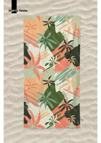 Resim Marte Home Palms / Palmiyeler -baskılı Plaj Havlusu Renkli 