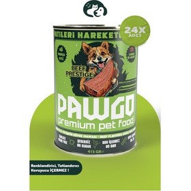 Resim Pawgo Beef Prestige Parça Sığır Etli Yetişkin Köpek Maması 24 x 400 G 