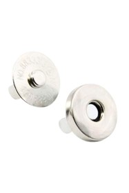 Resim SeraSelin 2 Adet 18 Mm Mıknatıslı Çıtçıt Nikel Çıtçıt Dikişsiz Kolay Takılır Mıknatıslı Gümüş Çıt Çıt 