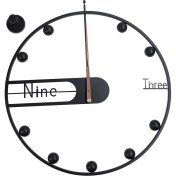 Resim 60CM Büyük Duvar Saatleri Sessiz Yuvarlak Minimalist Retro Stil Duvar Saatleri Dekoratif Modern Duvar Dekor Saati (Yurt Dışından) 