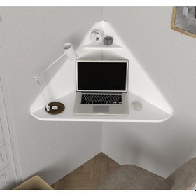 Resim Dekorister Homeoffice Köşe Çalışma Masası Beyaz 