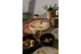 Resim Kevin Seramik Hand Made 6 Parça Modern Pasta Takımı 
