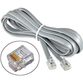 Resim Rj12 6 Lı Santral Telefon Kablosu 10 Metre 