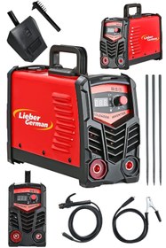 Resim Lieber German R25 200 Amper Dijital Gösterge Çift Kartlı Soğutmalı El Tipi Invertör Kaynak Makinesi 