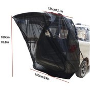 Resim Cordial Suv İçin Manyetik Sivrisinek Ağı Kaput Örtüsü Seyahat Kampçılık Açık Havada Havalandırmalı 