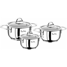 Resim Pierre Cardin Planet 6 Parça Mini Tencere Seti 