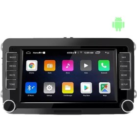 Resim Exvol Volkswagen Caddy Jetta Passat Skoda Seat 2GB/32GB Multimedya Carplay Hd IPS Ekran Kamera Hediyeli 