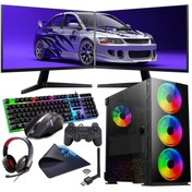 Resim I5 11400F 16GB 240GB SSD 1TB HDD 6GB GTX1660S Çift 24" Monitörlü (Gaming SET) Rogame