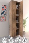 Resim Hediyeler Kapında 5 Raflı Çok Amaçlı Banyo Dolabı Kiler Balkon Erzak Dolabı 