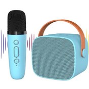 Resim Kablosuz Bluetooth Mikrofonlu Şarkı Söyleme Hoparlörü - 6w Güç, 2000mah Pil 