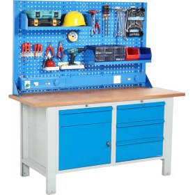 Resim Star Çelik Atölye Çalışma Tezgahı (1600 x 720 x 830-930/1844 mm) 