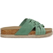 Resim Nine West Paxx 3fx Yeşil Kadın Düz Terlik 