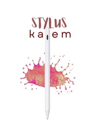 Resim İpad 11.nesil İle Uyumlu Avuç Içi Reddetmeli Dokunmatik Fuchsia Özel Çizim Ve Yazı Kalemi 