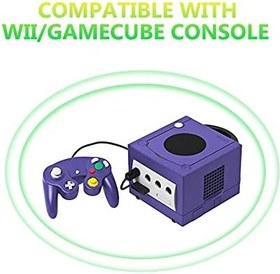 Resim Xahpower Nintendo Wii/Gamecube Kumandası için 4 Paket 6 Ft NGC Denetleyici Uzatma Kablosu Kablosu 