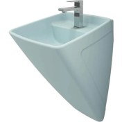 Resim Bocchi Firenze Asma Monoblok Lavabo, 48 Cm, Mat Buz Mavi 1082-029-0126 