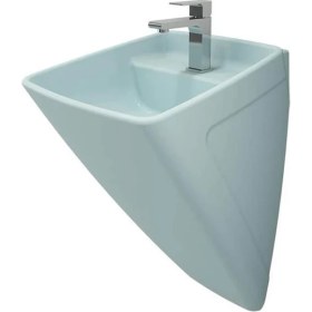 Resim Bocchi Firenze Asma Monoblok Lavabo, 48 Cm, Mat Buz Mavi 1082-029-0126 