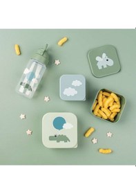 Resim Done By Deer - Happy Clouds - 3'lü Saklama Kabı - Yeşil 