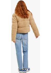 Resim Jjxx Jxısa Teddy Puffer Jacket Otw Kadın Bej Mont 12240601-beige Bej 