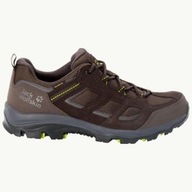 Resim Jack Wolfskin 4042441 Vojo 3 Texapore Low M Dark Brown/lime Erkek Outdoor Ayakkabı 